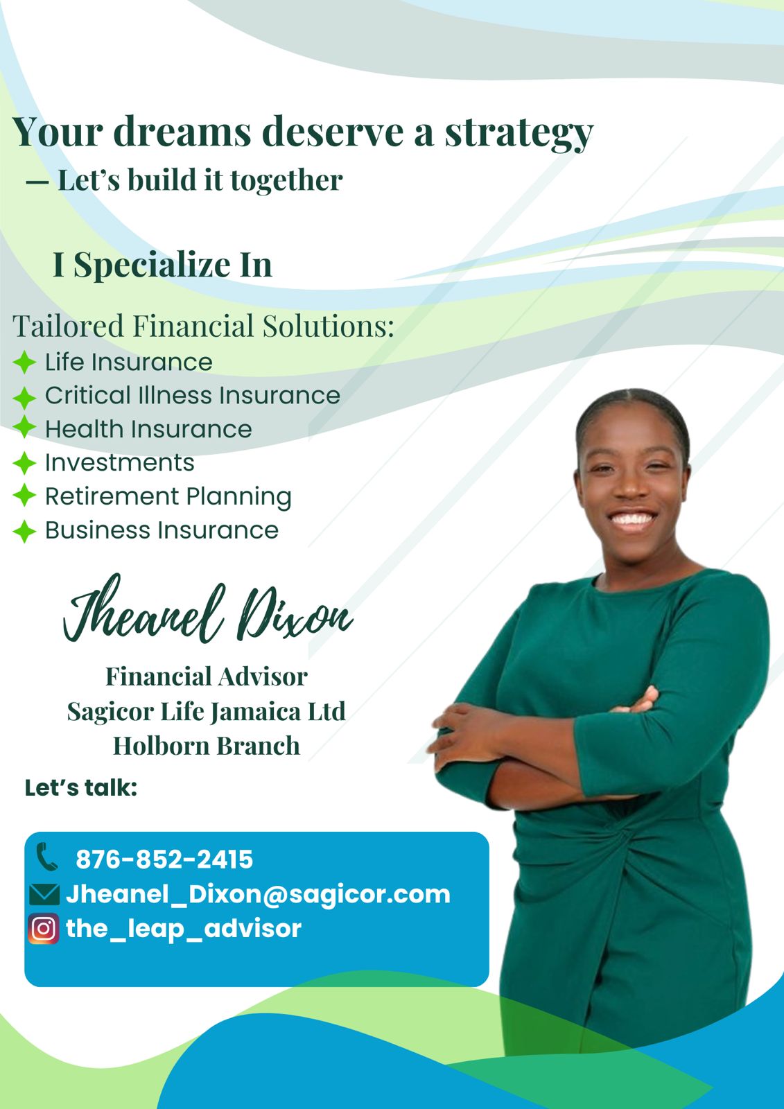 Jheanel Dixon, Financial Advisor